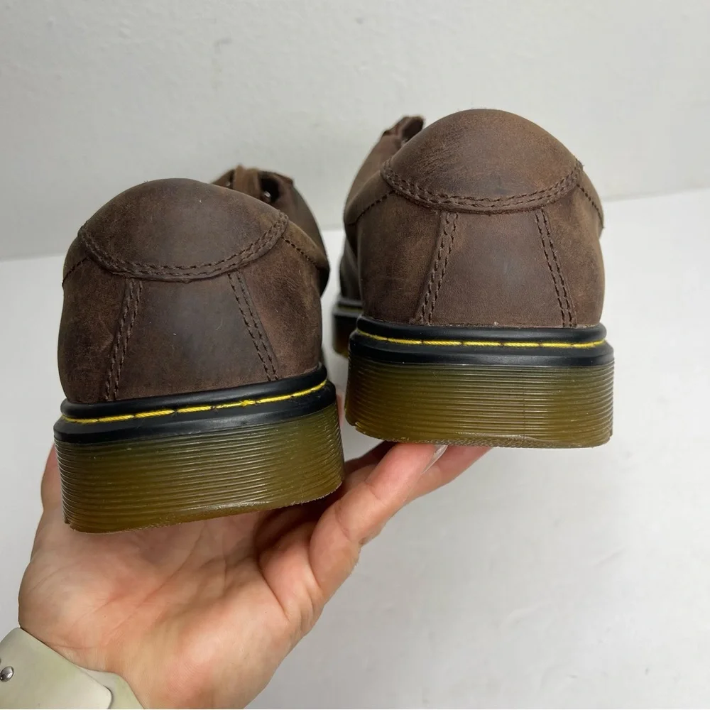 Dr Martens Dewayne Brown Nubuck Leather Lace Up Oxford Shoes Sz 11 Vintage 90’s